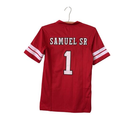 Shxinet Samuel Sr. #1 Jersey Youth Lg Home Red San Francisco 49ers - Picture 1 of 3